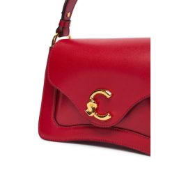 Torebka Coccinelle. Czerwone torebki klasyczne Coccinelle, bez wzorów, bez dodatków. Za 1,499.00 zł.