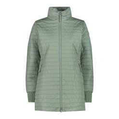 Damska długa kurtka CMP. Niebieskie kurtki sportowe CMP, bez wzorów, z puchu, bez kaptura, trekkingowe. Za 543.50 zł.