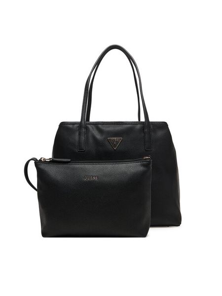Guess Torebka Victtoria HWEVG9 51428 Czarny. Czarne shopper Guess, z aplikacjami, ze skóry, bez dodatków. Za 619.99 zł.