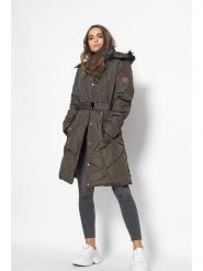 Northwood Płaszcz zimowy w kolorze khaki rozmiar: M. Brązowe płaszcze Northwood, na zimę, m, z aplikacjami, z puchu, bez kaptura. Za 161.34 zł.