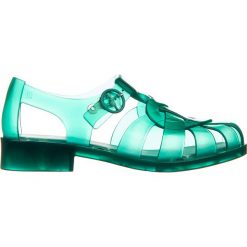 Sandały Melissa Heart Sandal Capetos AD Green Transparent 010407, Zielony, Guma. Zielone sandały Melissa, bez wzorów, z gumy, bez obcasa, bez zapięcia. W wyprzedaży za 199.00 zł.