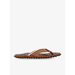 Japonki Gumbies Cairns Flip-Flops. Brązowe klapki Gumbies, bez wzorów, bez obcasa. Za 114.99 zł.