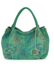 Mia Tomazzi Skórzana torebka "Gonfalone" w kolorze zielonym - 24 x 21 x 13 cm rozmiar: onesize. Zielone torby na ramię Mia Tomazzi, bez wzorów, z materiału, przez ramię, bez dodatków. Za 217.99 zł.