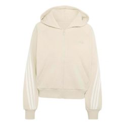 Bluza Adidas Sport W Ak 3S Fz Hd Damskie. Brązowe bluzy sportowe Adidas, s, bez wzorów, z bawełny, z kapturem. Za 395.99 zł.