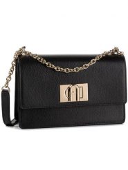 Furla Torebka 1927 1064436 B BAFK ARE Czarny. Czarne torebki klasyczne Furla, bez wzorów, ze skóry, bez dodatków. Za 1,619.00 zł.