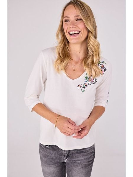 LIEBLINGSSTÜCK Koszulka "Cordelia" w kolorze białym rozmiar: XL. Białe bluzki LIEBLINGSSTÜCK, xl, bez wzorów, bez kołnierzyka, bez ramiączek. Za 131.12 zł.