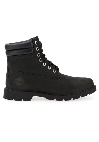 Trapery damskie, Timberland Linden Woods 6 IN Boot. Czarne trapery i śniegowce Timberland, z materiału. Za 549.99 zł.