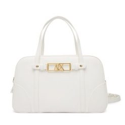 Torebka Armani Exchange. Białe torebki klasyczne Armani Exchange, bez wzorów, bez dodatków. Za 629.99 zł.