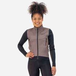 Damska bluza dresowa Rogelli Cadence. Brązowe bluzy Rogelli, bez wzorów, z dresówki, bez kaptura. Za 599.50 zł.