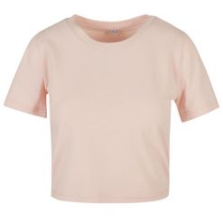 Damska Crop Top. Czerwone topy BUILD YOUR BRAND, xl, bez wzorów, bez kołnierzyka, bez ramiączek. Za 54.99 zł.