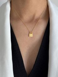 DI GIORGIO Pozłacany naszyjnik z zawieszką - dł. 40 cm rozmiar: onesize. Żółte naszyjniki DI GIORGIO, z cyrkonią, pozłacane. Za 173.99 zł.