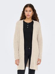 ONLY Kardigan w kolorze beżowym rozmiar: XL. Brązowe kardigany Only, xl, bez wzorów, ze splotem. Za 99.80 zł.