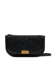 Tommy Hilfiger Torebka Party Le Mini Crossover Beaded AW0AW17940 Czarny. Czarne listonoszki TOMMY HILFIGER, bez wzorów, ze skóry, bez dodatków. Za 899.99 zł.