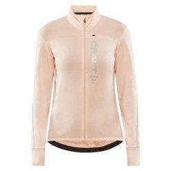 Damski jersey z długim rękawem Craft Core Bike Subz. Brązowe kurtki sportowe Craft, bez wzorów, z jersey, bez kaptura, rowerowe. W wyprzedaży za 290.00 zł.