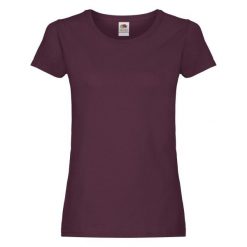 Damska Koszulka. Brązowe bluzki FRUIT OF THE LOOM, bez wzorów, sportowe, bez kołnierzyka, bez ramiączek. Za 28.99 zł.