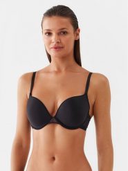 Passionata Biustonosz push-up P46L20 Czarny. Czarne biustonosze Passionata, bez wzorów, z syntetyku. Za 119.99 zł.