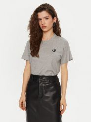 KARL LAGERFELD T-Shirt A1W17025 Szary Relaxed Fit. Szare t-shirty KARL LAGERFELD, xs, bez wzorów, z bawełny, bez kołnierzyka, bez ramiączek. Za 249.99 zł.