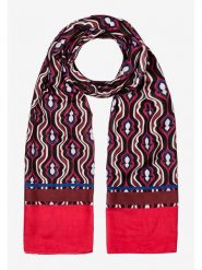 More & More Szal w kolorze czerwono-czarno-niebieskim - 180 x 70 cm rozmiar: onesize. Czarne szaliki More & More, bez wzorów, z materiału. Za 65.54 zł.