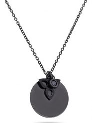 Tamaris Naszyjnik z zawieszką - dł. 45 cm rozmiar: onesize. Czarne naszyjniki Tamaris, ze stali. Za 130.99 zł.