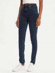 Tommy Jeans Jeansy Nora DW0DW20221 Granatowy Skinny Fit. Niebieskie jeansy Tommy Jeans, bez wzorów. Za 429.99 zł.