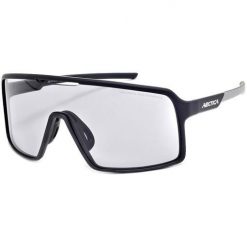 Okulary turystyczne unisex Arctica S-336F. Czarne okulary przeciwsłoneczne ARCTICA, bez wzorów, sportowe. Za 318.46 zł.