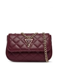 Guess Torebka J5YZ17 WGT10 Bordowy. Czerwone torebki klasyczne Guess, z aplikacjami, ze skóry, bez dodatków. Za 264.99 zł.
