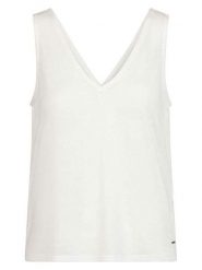 Herrlicher Top "Lydina" w kolorze białym rozmiar: S. Białe topy Herrlicher, s, bez wzorów, bez kołnierzyka, bez ramiączek. Za 114.95 zł.