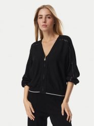 Liu Jo Sport Kardigan TF6192 MS63L Czarny Regular Fit. Czarne kardigany Liu Jo Sport, l, bez wzorów, z syntetyku. Za 689.99 zł.