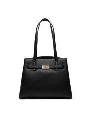 DKNY Torebka Paxton Tote R41AAC74 Czarny. Czarne torebki klasyczne DKNY, bez wzorów, ze skóry, bez dodatków. Za 1,479.00 zł.