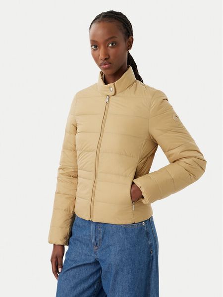 Tommy Hilfiger Kurtka przejściowa WW0WW51094 Beżowy Regular Fit. Brązowe kurtki TOMMY HILFIGER, xl, bez wzorów, z syntetyku, bez kaptura. Za 688.99 zł.