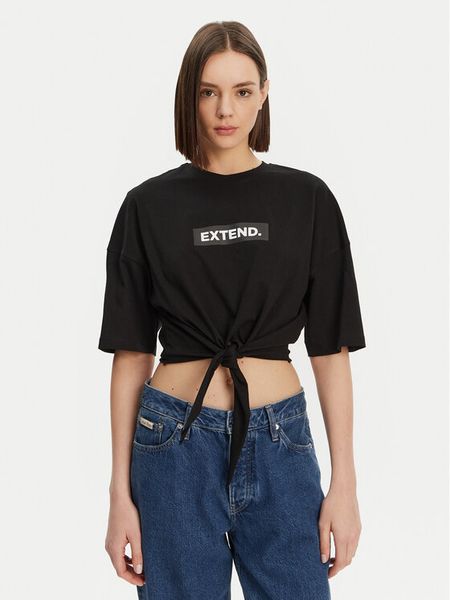 ONLY T-Shirt Serena 15343356 Czarny Regular Fit. Czarne t-shirty Only, m, bez wzorów, z bawełny, bez kołnierzyka, bez ramiączek. Za 79.99 zł.