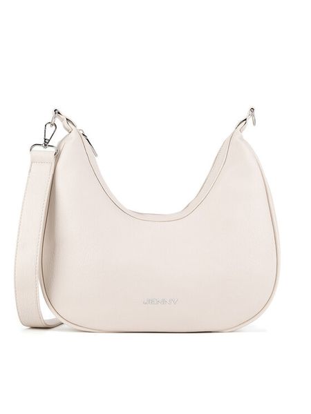 JENNY Torebka JEN-L-003-07 Beżowy. Brązowe listonoszki Jenny, bez wzorów, z tworzywa sztucznego, bez dodatków. Za 129.99 zł.