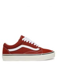Vans Tenisówki Old Skool VN000D7ZGWR1 Czerwony. Czerwone trampki Vans, bez wzorów, z materiału, bez zapięcia. Za 399.99 zł.