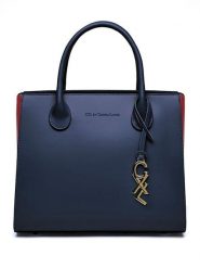 CXL by Christian Lacroix Skórzana torebka "Montaigne" w kolorze niebieskim - 32 x 26 x 15 cm rozmiar: onesize. Niebieskie torby na ramię CXL by Christian Lacroix, bez wzorów, z materiału, przez ramię, bez dodatków. Za 505.45 zł.