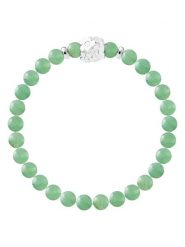 Pearline bransoletka z awenturynem rozmiar: onesize. Szare bransoletki Pearline, srebrne. Za 260.99 zł.