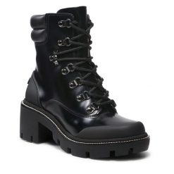 Botki Tory Burch. Czarne botki Tory Burch, bez wzorów, bez obcasa, na słupku, bez zapięcia. Za 2,229.00 zł.