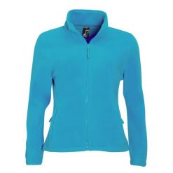 Damska Bluza Polarowa North Fleece Jacket. Niebieskie bluzy SOL'S, na zimę, s, bez wzorów, z polaru, bez kaptura. Za 131.99 zł.