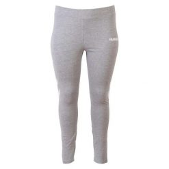 Damskie wysokie legginsy Hummel Legacy Plus. Szare legginsy Hummel, bez wzorów. Za 186.00 zł.