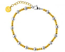 Bransoletka ze stali szlachetnej - kulki. Bransoletki Elixa, ze stali. Za 149.00 zł.