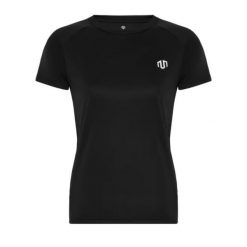 Koszulka treningowa damska Morotai Performance Basic. Czarne koszulki sportowe MOROTAI, bez wzorów, z elastanu, bez ramiączek, na fitness i siłownię. W wyprzedaży za 64.00 zł.