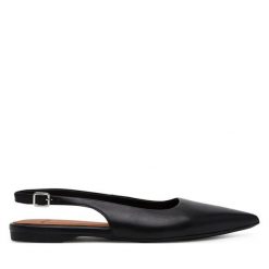 Baleriny Vagabond Shoemakers. Czarne baleriny Vagabond Shoemakers, bez wzorów, bez obcasa. Za 279.99 zł.