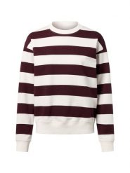 Marie Lund Bluza damska Kobiety Bawełna lila|biały w paski, XXL. Białe bluzy Marie Lund, xxl, bez wzorów, z bawełny, bez kaptura. Za 199.95 zł.