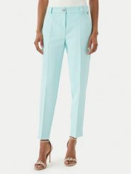 Maryley Spodnie materiałowe 26EB52Z/43AC Turkusowy Regular Fit. Niebieskie spodnie materiałowe Maryley, l, bez wzorów, z materiału. Za 229.99 zł.