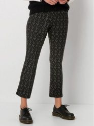 Rosner Spodnie "Jenny" w kolorze czarnym rozmiar: 42. Czarne spodnie materiałowe Rosner, na co dzień, bez wzorów, z materiału, z podwyższonym stanem. Za 152.99 zł.