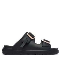 Klapki D.Franklin. Żółte klapki D.Franklin, bez wzorów, bez obcasa. Za 169.99 zł.