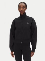 Adidas by Stella McCartney Bluza JJ0084 Czarny Regular Fit. Czarne bluzy adidas by Stella McCartney, s, bez wzorów, z syntetyku, bez kaptura. Za 899.99 zł.