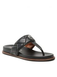 Kurt Geiger Japonki Kensington T-Bar Chunky 9819900109 Czarny. Czarne klapki Kurt Geiger, bez wzorów, ze skóry, bez obcasa. Za 419.99 zł.