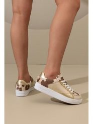 C'M Sneakersy w kolorze złoto-beżowym rozmiar: 39. Brązowe trampki C'M, bez wzorów, bez zapięcia. Za 117.99 zł.