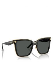 Versace Okulary przeciwsłoneczne 0VE2278D GB1/8758 Czarny. Czarne okulary przeciwsłoneczne VERSACE, bez wzorów, z tworzywa sztucznego. Za 939.99 zł.