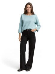 Tom Tailor Bluzka w kolorze turkusowym rozmiar: XL. Niebieskie bluzki Tom Tailor, xl, bez wzorów, z bawełny, bez kołnierzyka, bez ramiączek. Za 65.54 zł.